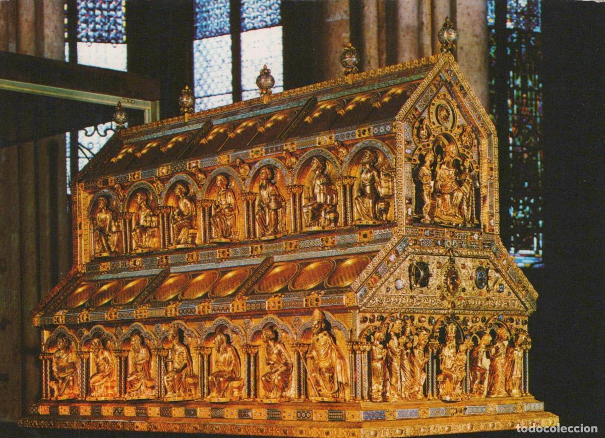 Postcards: Germany Cologne Cathedral Shrine of the Three Kings Reliquary Interior *YAT855