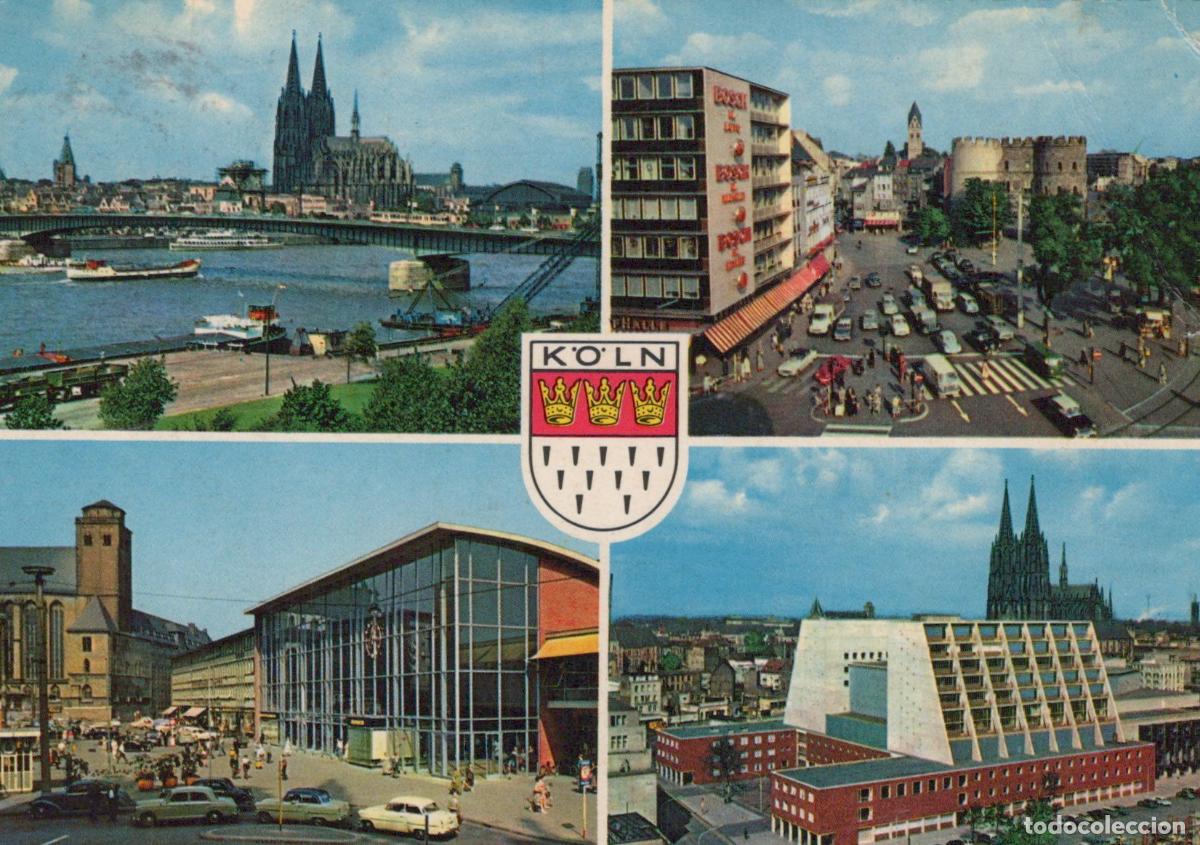 Postcards: Germany Cologne City Views Cathedral Rhine River Modern Architecture *YAT890