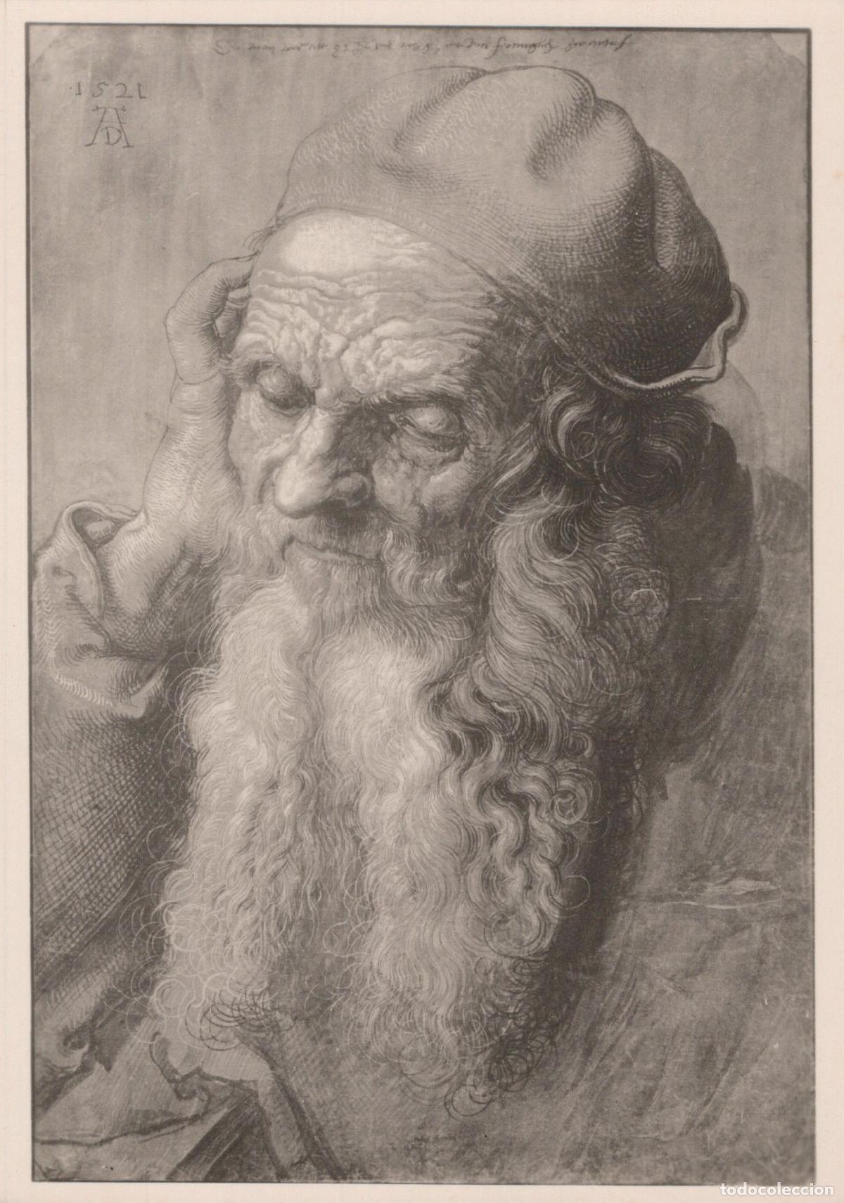 Postcards: Germany Wilmersdorf Albrecht D&uuml;rer Head of St Jerome Real Photo Unposted *YAT915