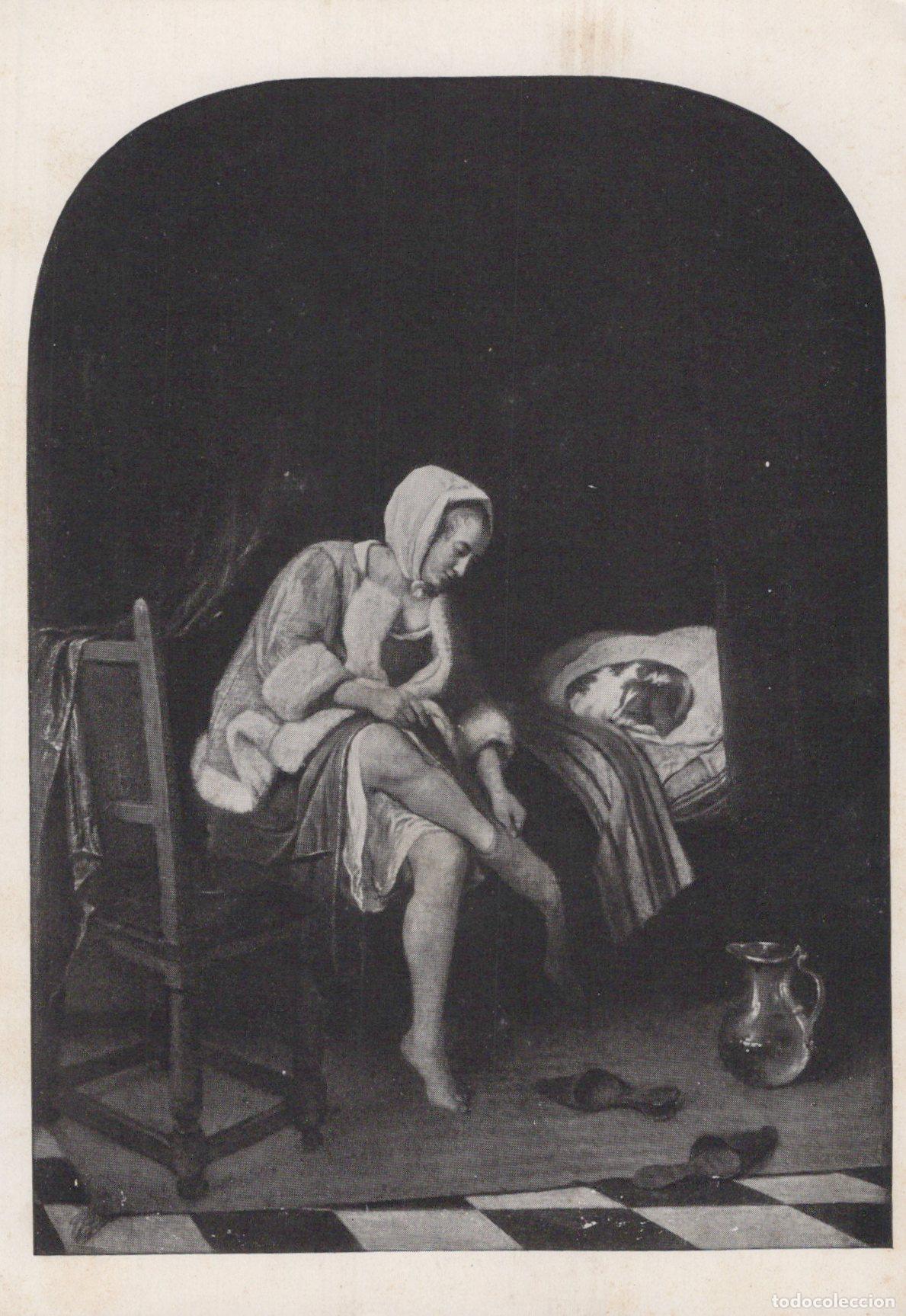 Postcards: Germany Leipzig Jan Steen das Schlafzimmer Woman Dressing Unposted *YAT925