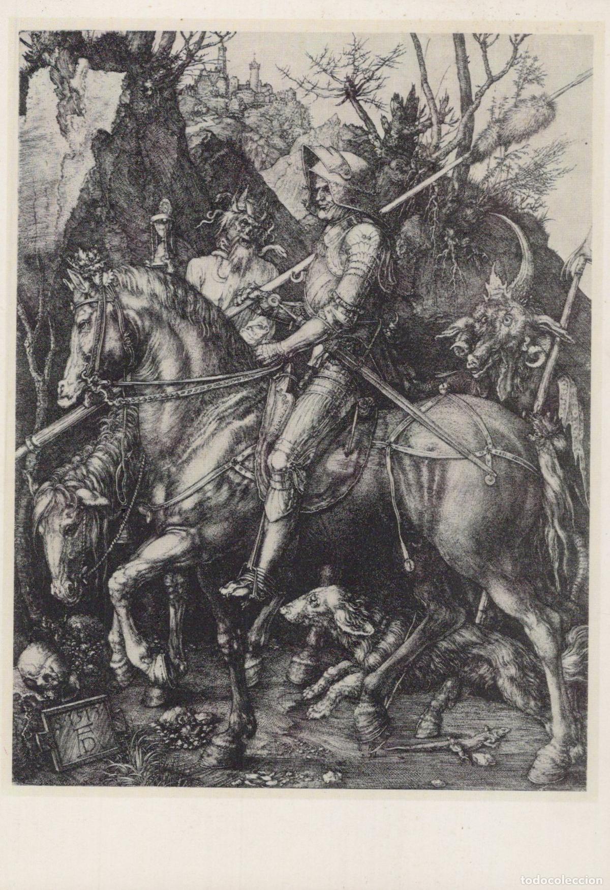 Postcards: Germany Munich Albrecht D&uuml;rer Knight Death and the Devil Unposted *YAT930