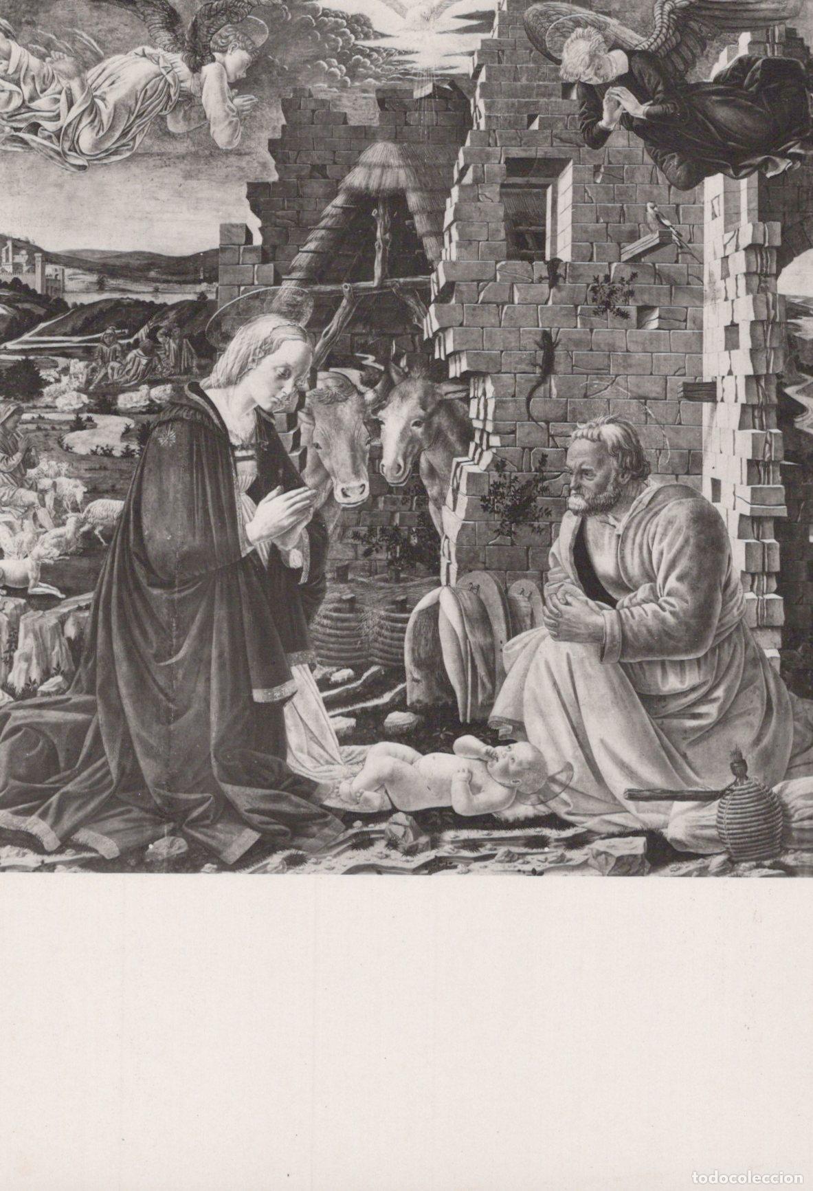 Postcards: France Paris Fra Filippo Lippi the Nativity Louvre Real Photo Unposted *YAT940