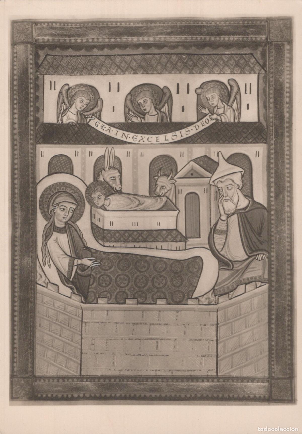 Postcards: Germany Kassel Marburg Nativity Scene Medieval Manuscript Art Unposted *YAT950