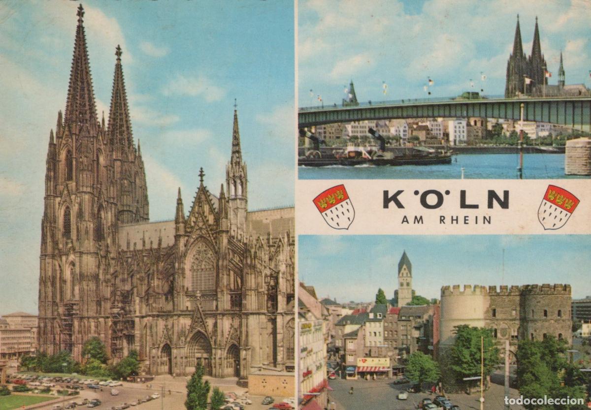 Postales: Germany Cologne Cathedral Rhine River Bridge and Historic City Views *YAT842