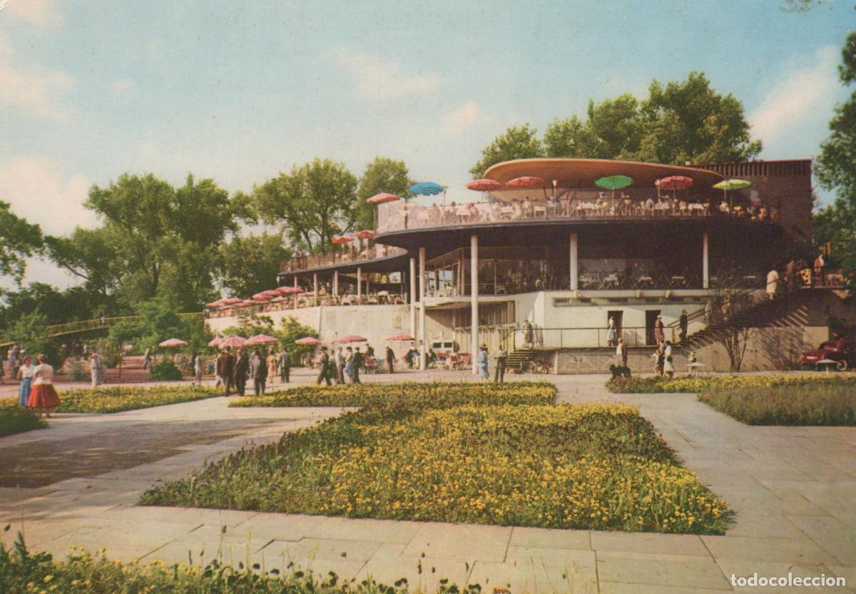 Postales: Germany Cologne Rheinpark Restaurant Terrace 1950s Unposted *YAT857