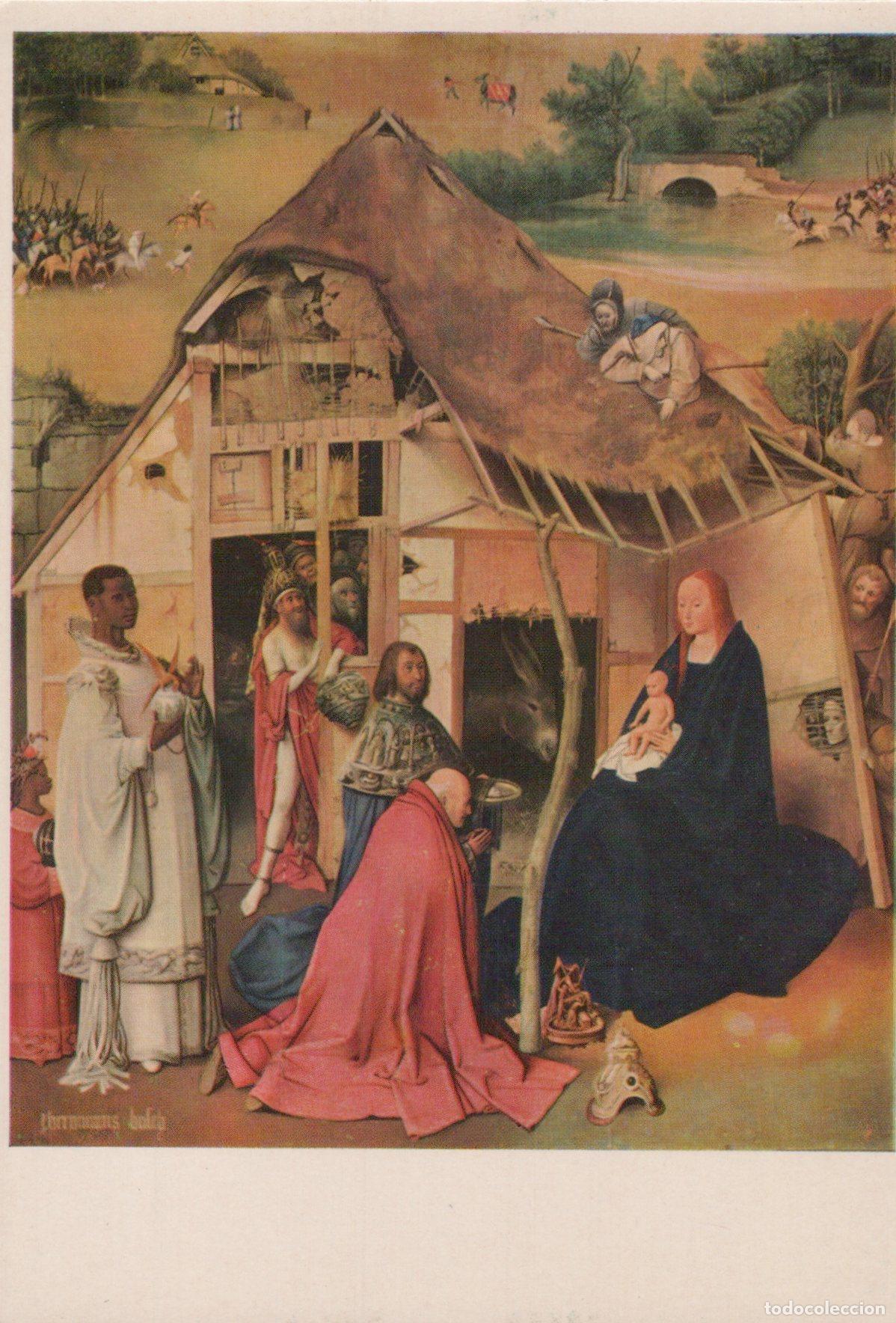 Postkarten: Spain Madrid Hieronymus Bosch Adoration of the Magi Painting Unposted *YAU018