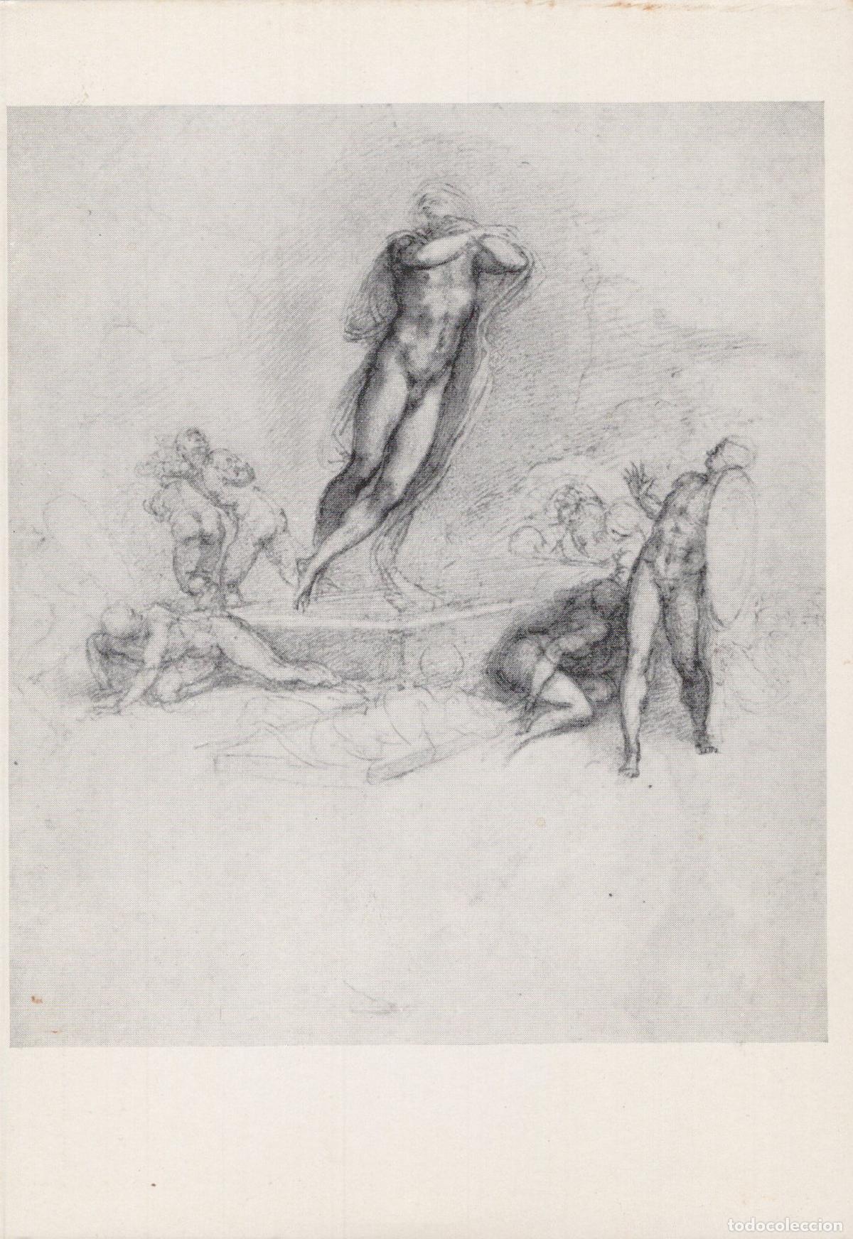 Postcards: United Kingdom London The Resurrection Detail By Michelangelo Unposted *YAT922
