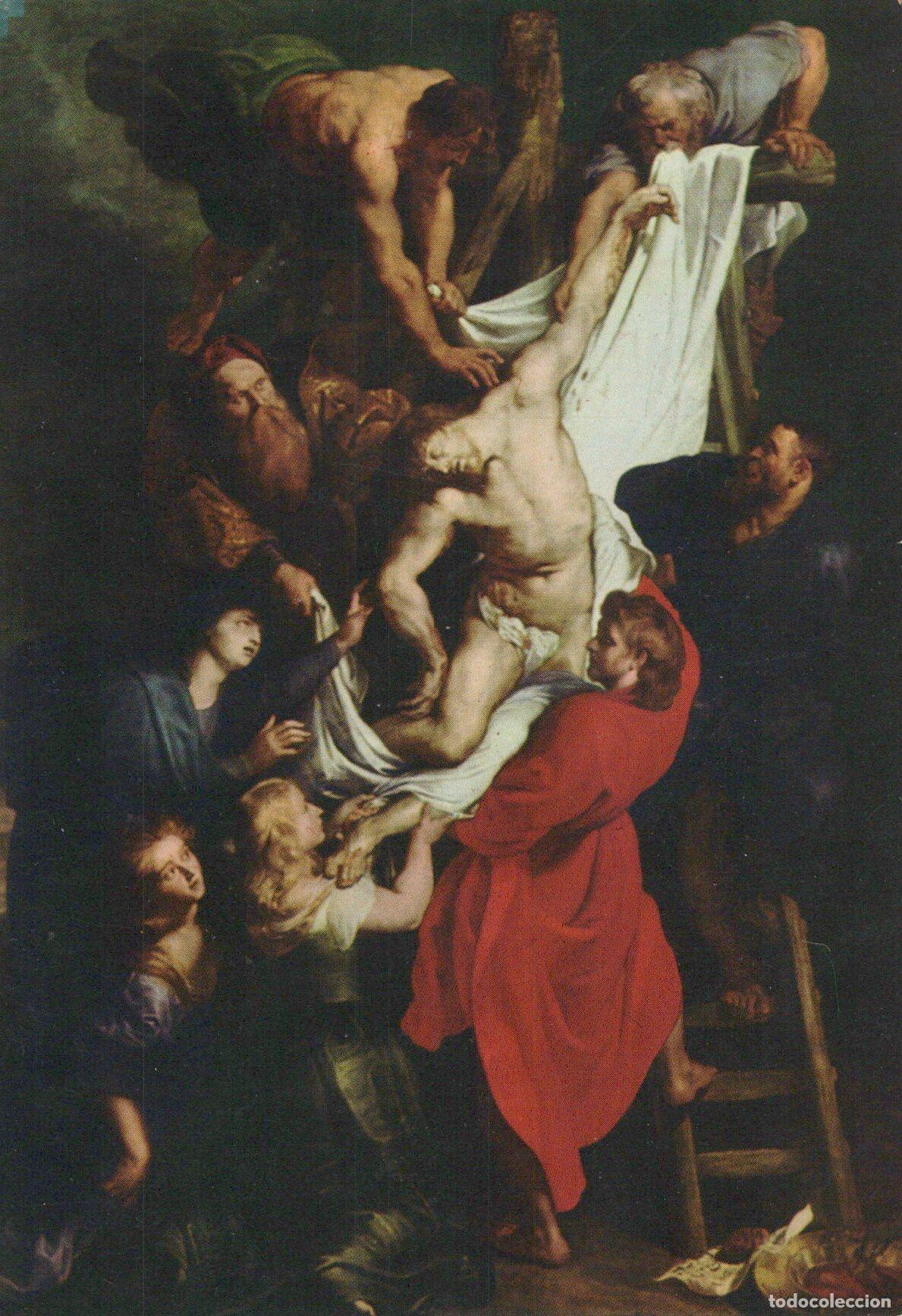 Postcards: Belgium Antwerp Cathedral Rubens the Descent From the Cross Unposted *YAU026