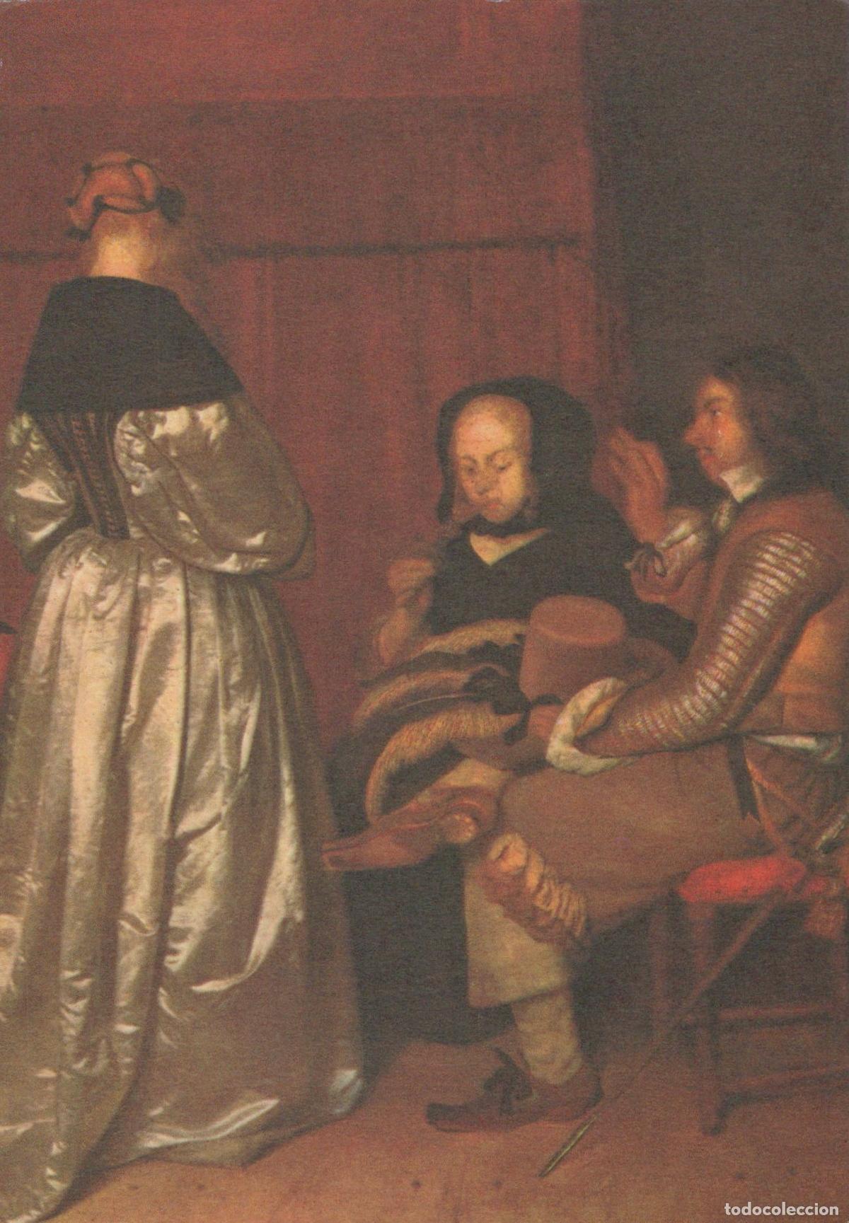 Postales: Netherlands Amsterdam Gerard Ter Borch Gesellschaft IM Zimmer Unposted *YAU053