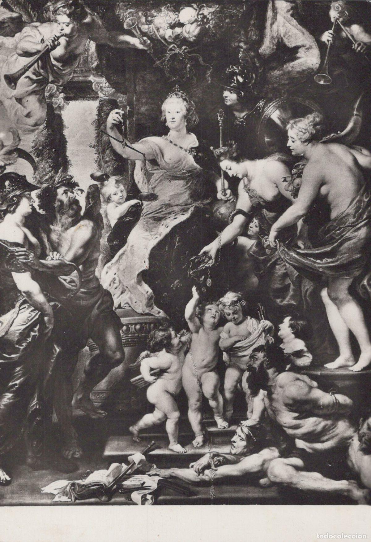 Postales: France Paris Rubens the Felicity of the Regency Real Photo Unposted *YAT942