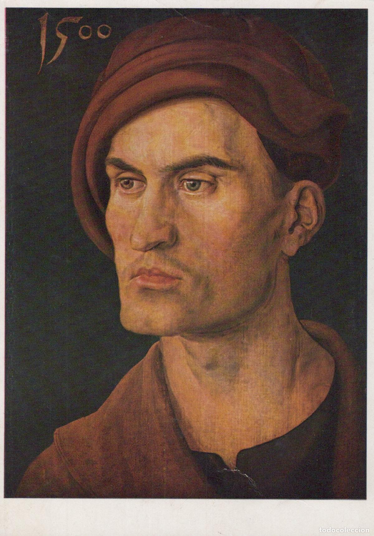 Postkarten: Germany Munich Albrecht D&uuml;rer Portrait of A Young Man Art Unposted *YAU088