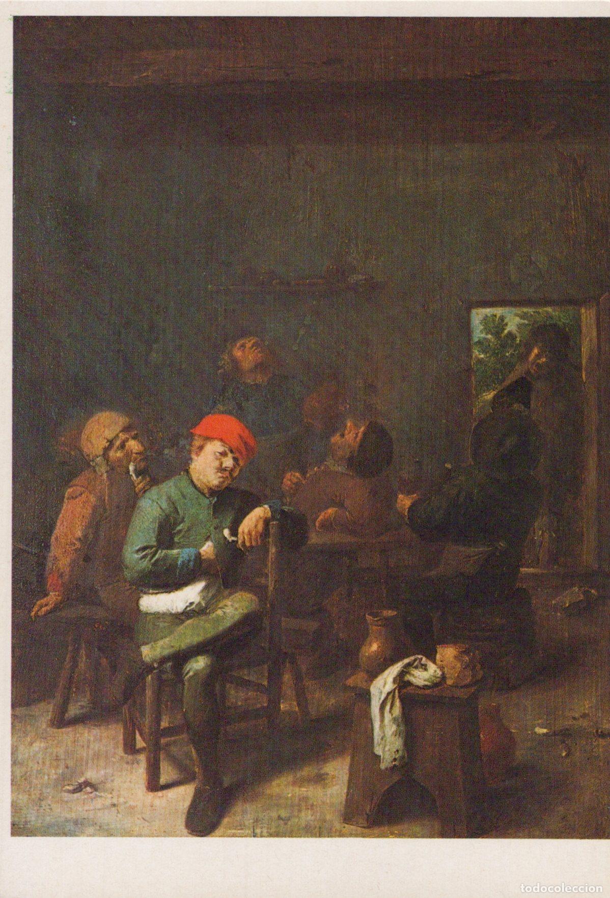 Cartoline: Germany Munich Adriaen Brouwer Smoking and Drinking Countrymen Unposted *YAT987