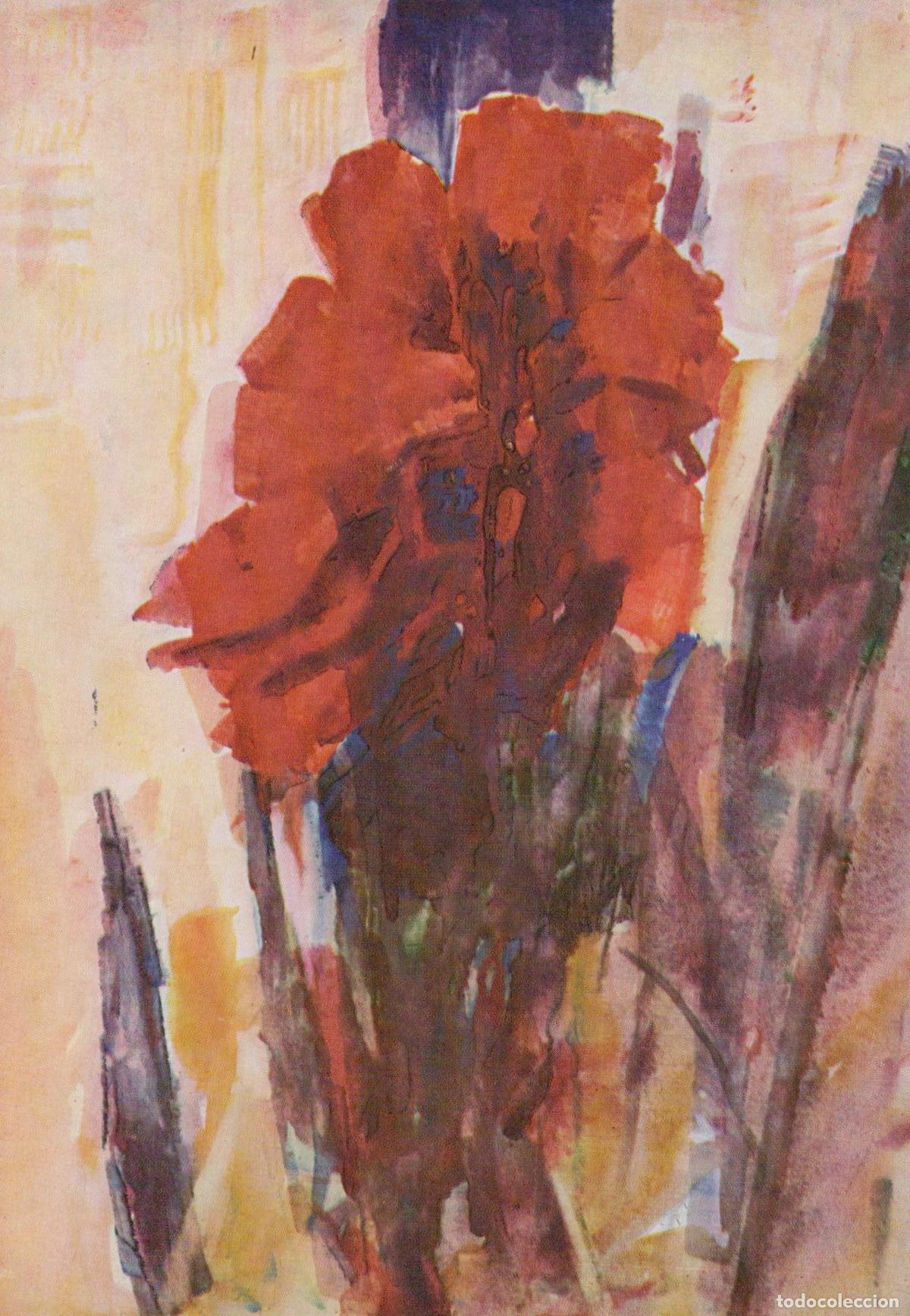 Cartoline: Germany Essen Christian Rohlfs Gro&szlig;e Canna Indica 1935 Museum Unposted *YAU021