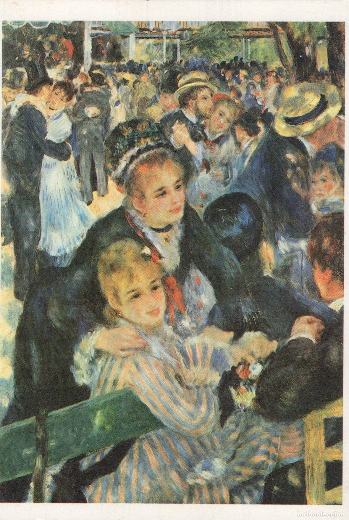 Cartoline: France Paris Renoir Moulin de la Galette Impressionist Painting Unposted *YAU138