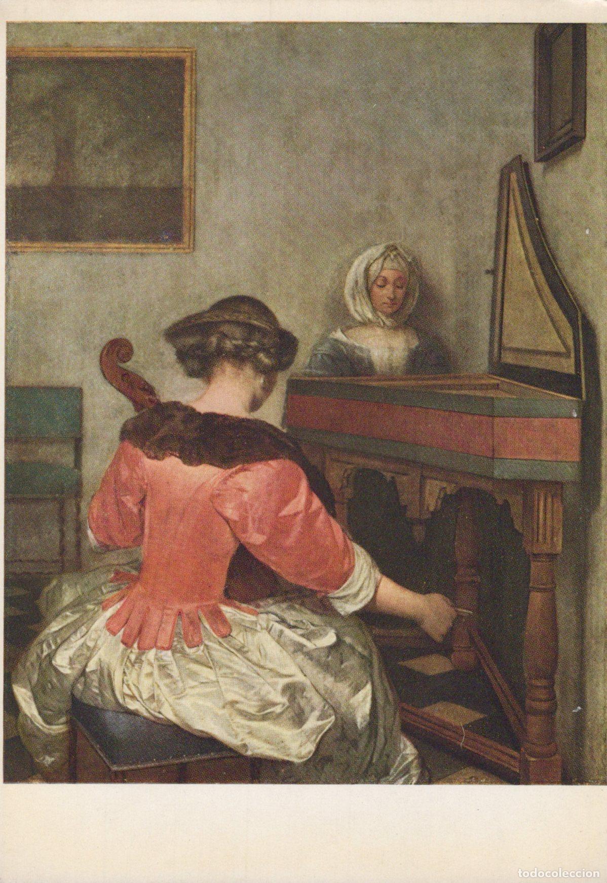 Cartoline: Germany Berlin Gerard Terborch the Concert Painting Woman Unposted *YAU143