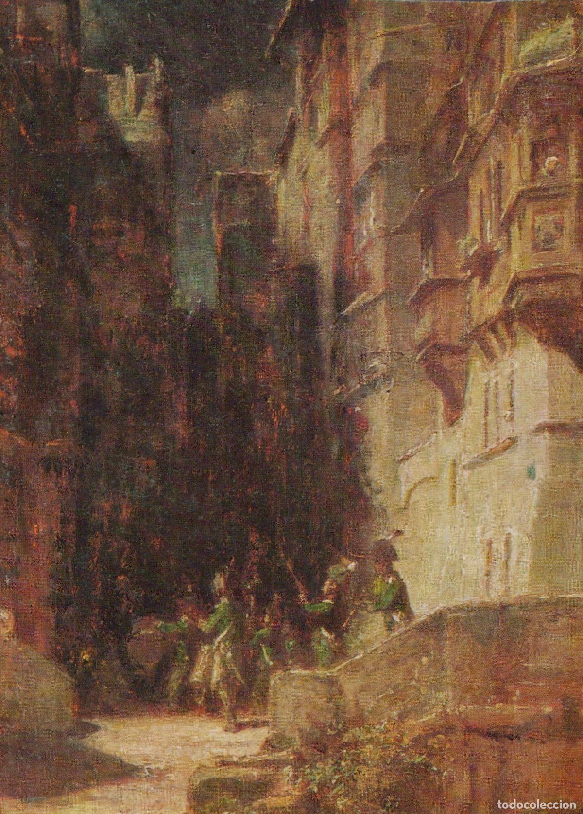Cartoline: Germany Munich Carl Spitzweg Serenade of the National Guard Unposted *YAU163