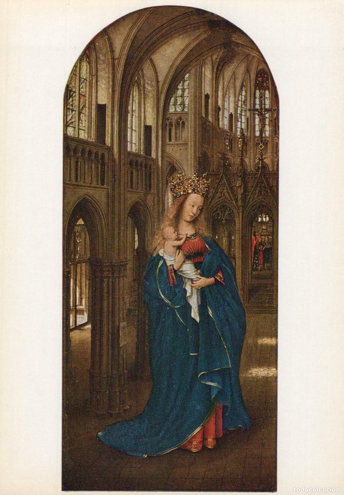Cartoline: Germany Berlin Jan van Eyck Maria mit Dem Kinde in der Kirche Unposted *YAU055