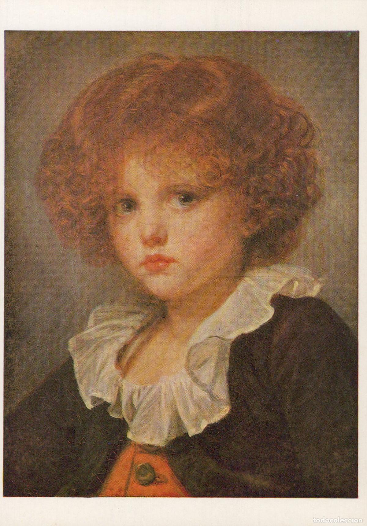 Cartes Postales: France Paris Jean Baptiste Greuze Portrait of A Boy Mus&eacute;e Cognacq Jay *YAU223