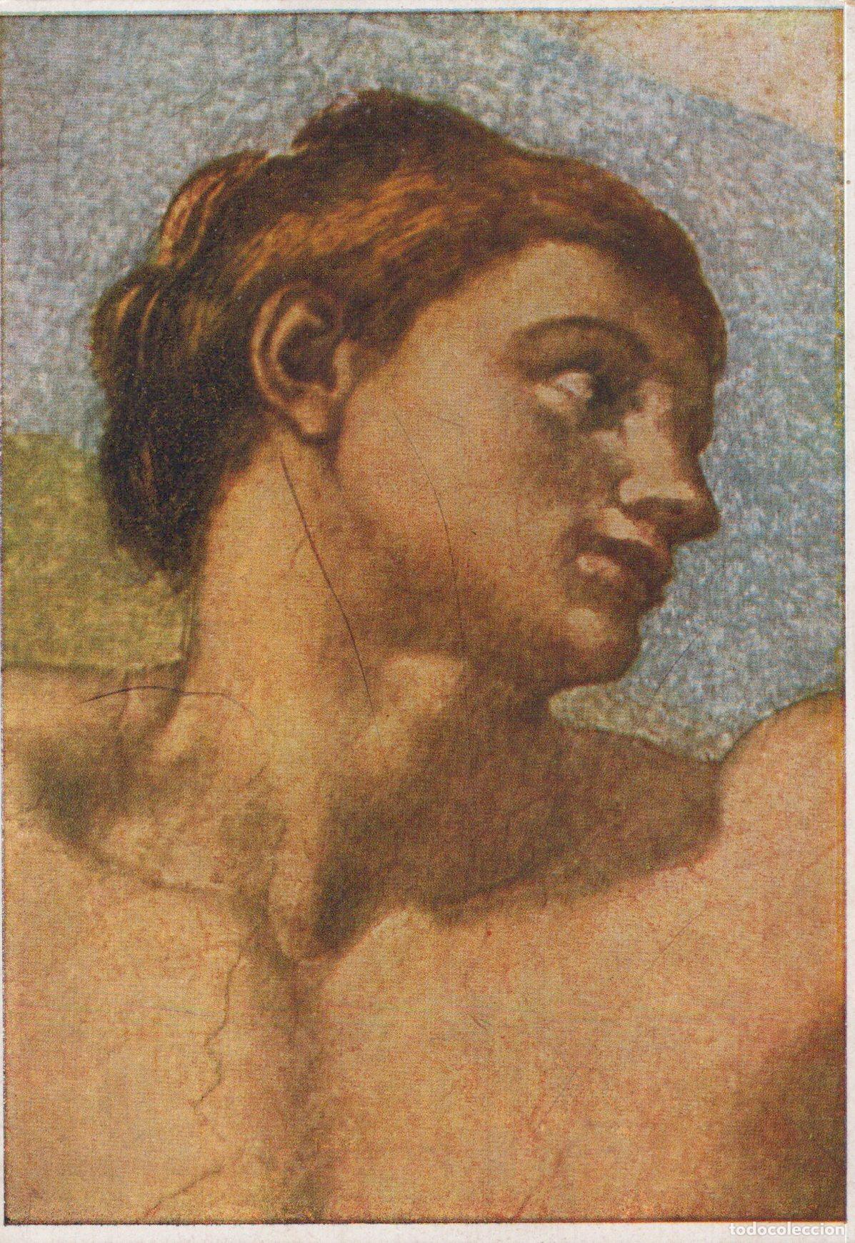 Cartes Postales: Italy Vatican City Michelangelo Head of Adam Sistine Chapel Unposted *YAU105