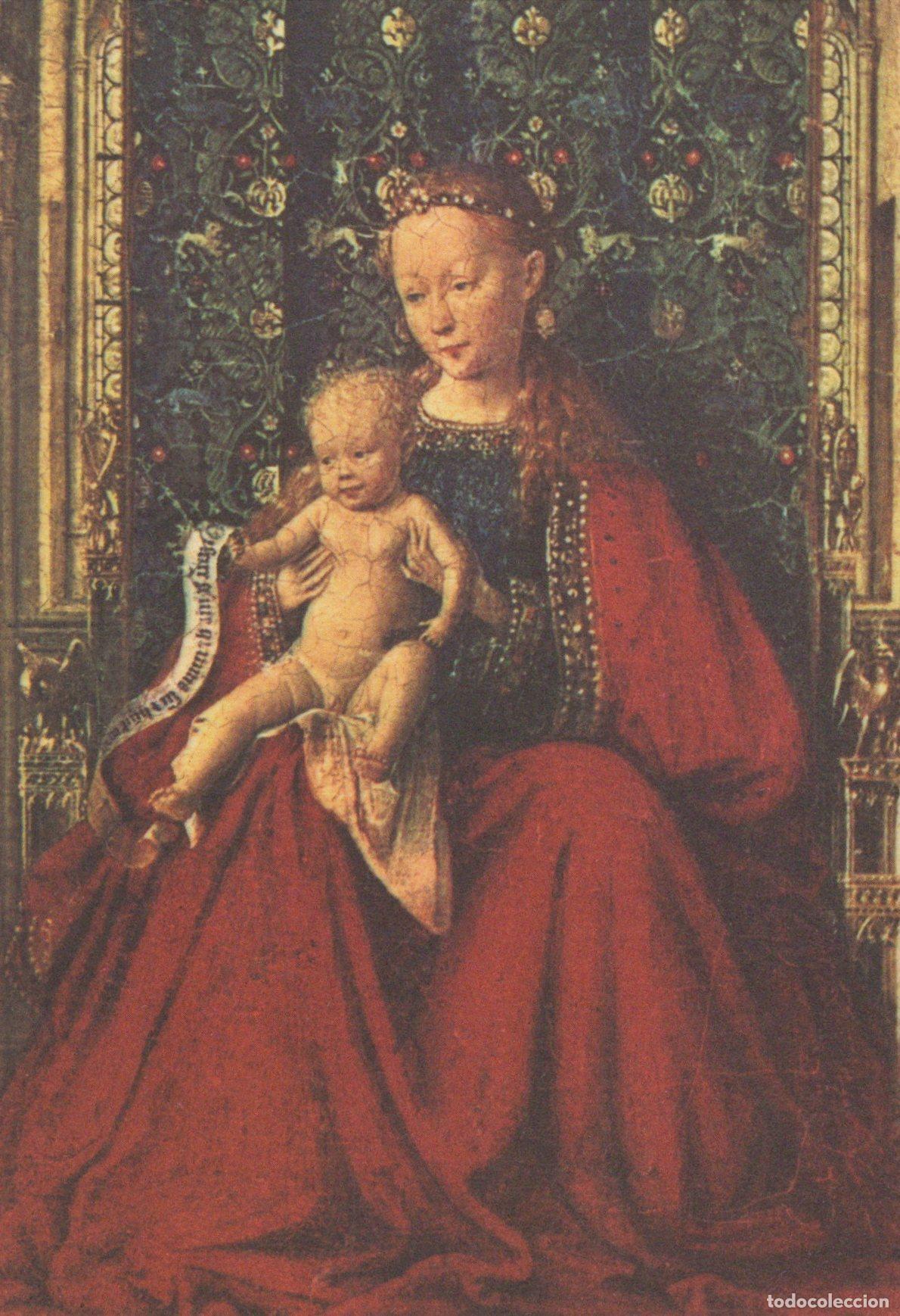Postkarten: Germany Dresden Jan van Eyck Maria mit Dem Kind Gemaldegalerie Unposted *YAU228