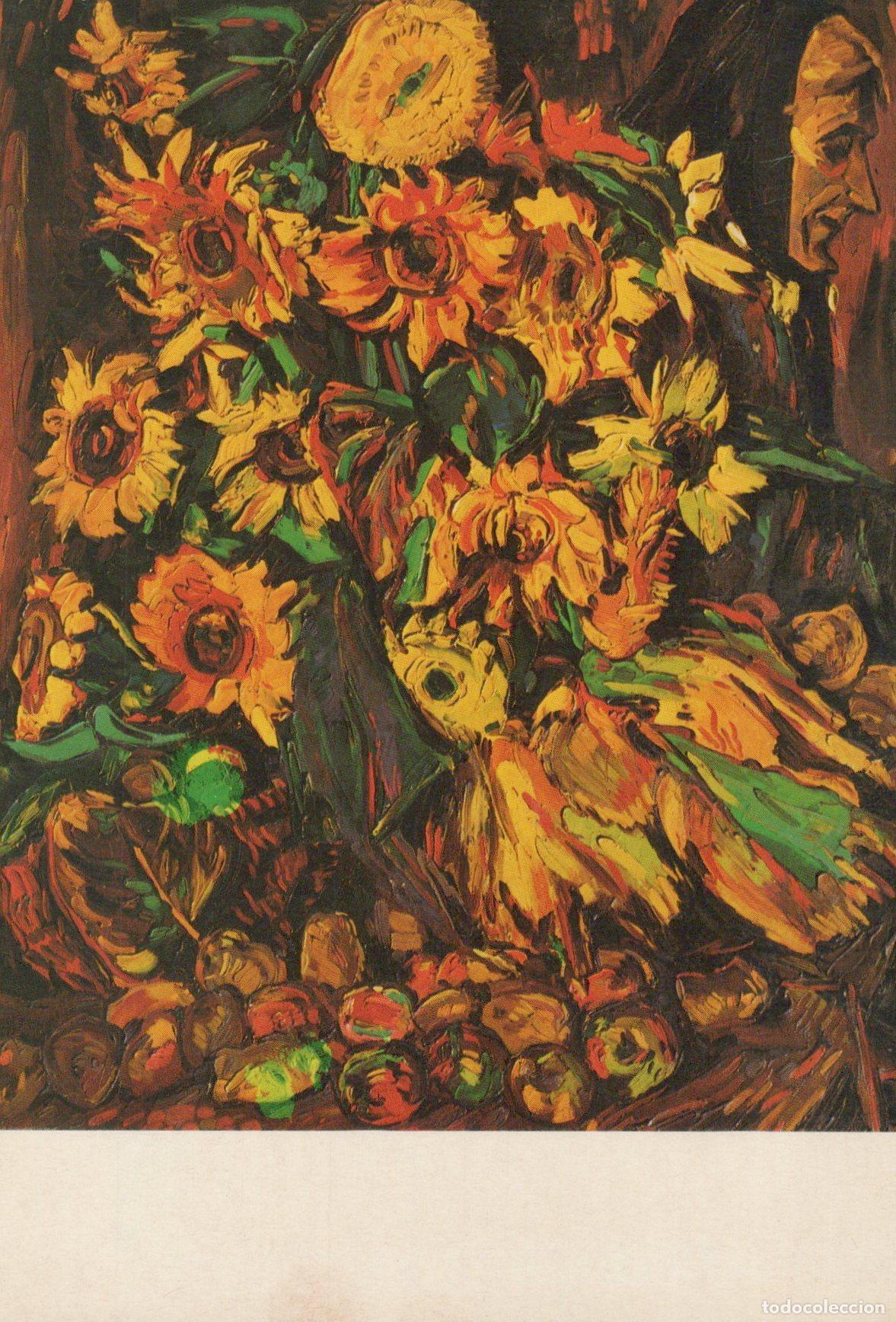 Postkarten: Germany Arrode Peter August Bockstiegel Sunflowers With Mother Unposted *YAU238