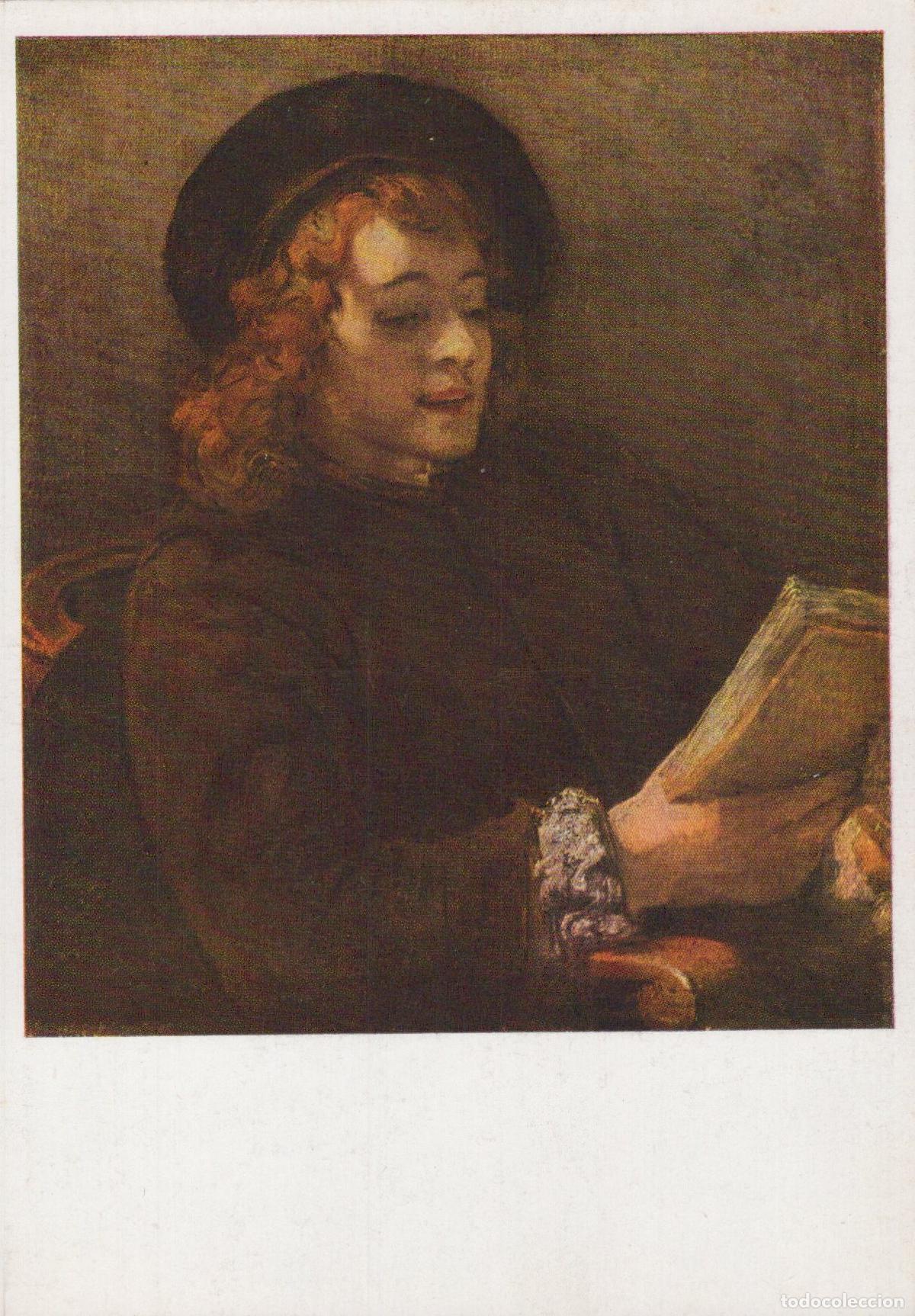 Postkarten: Austria Vienna Rembrandt Harmensz van Rijn the Reading Youth Unposted *YAU263