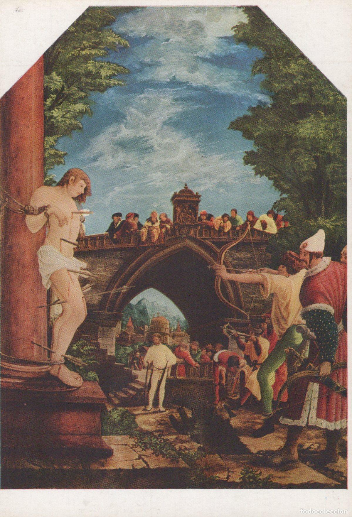 Postkarten: Austria Vienna Albrecht Altdorfer Martyrdom of St Sebastian Art Unposted *YAU145