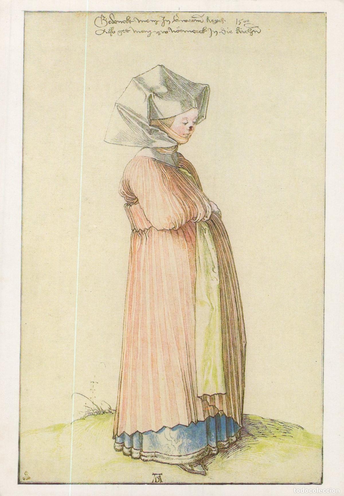 Postais: Germany Nuremberg Woman Going To Church Albrecht D&uuml;rer 1500s Unposted *YAU190