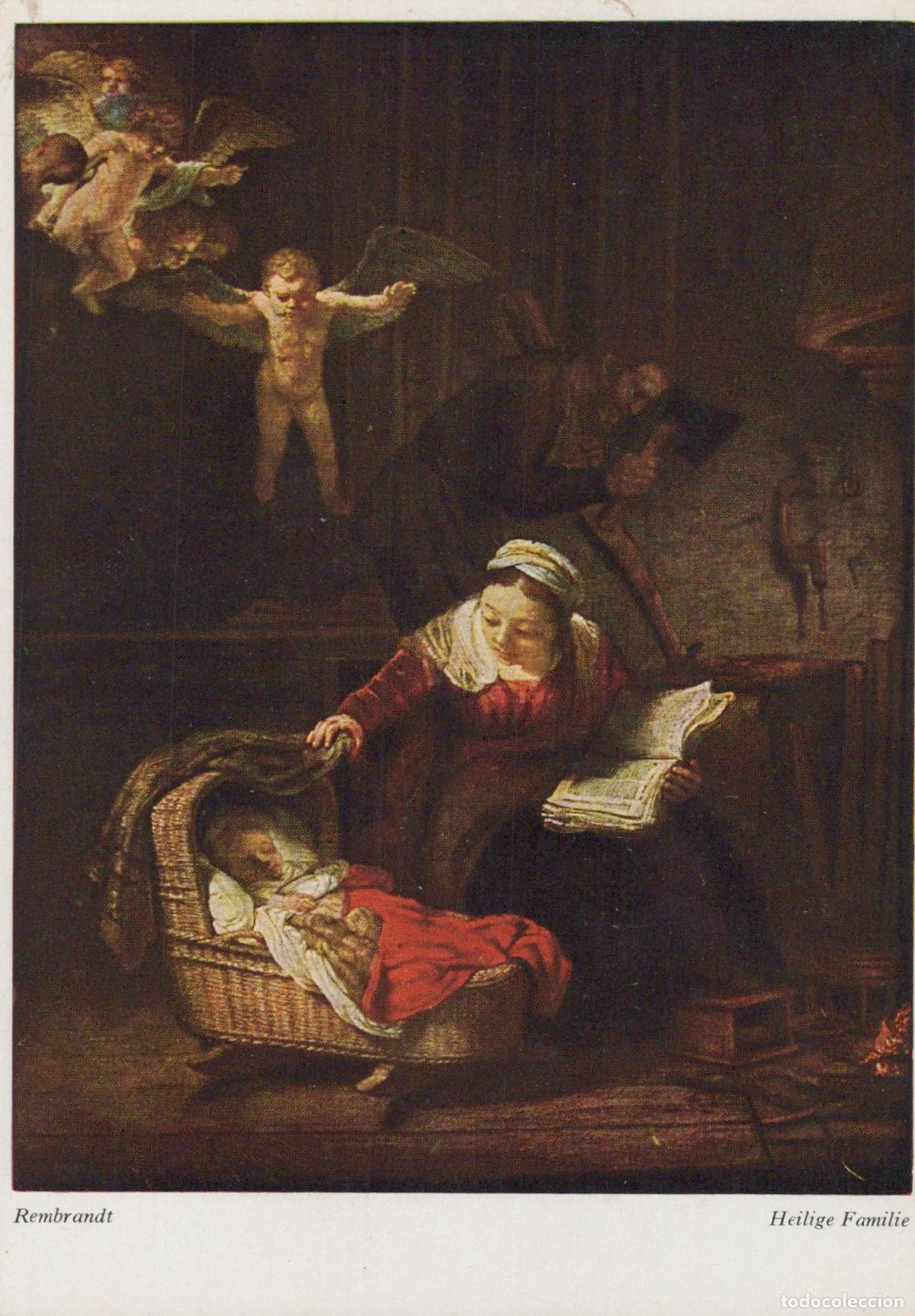 Cartoline: Germany Starnberg Rembrandt the Holy Family Painting Art Unposted *YAU220