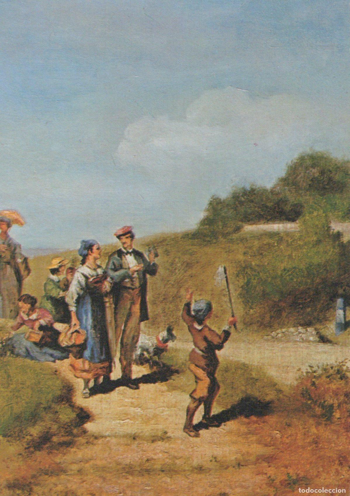 Postkarten: Germany Munich Carl Spitzweg Sunday Walk Detail Art Painting Unposted *YAU230