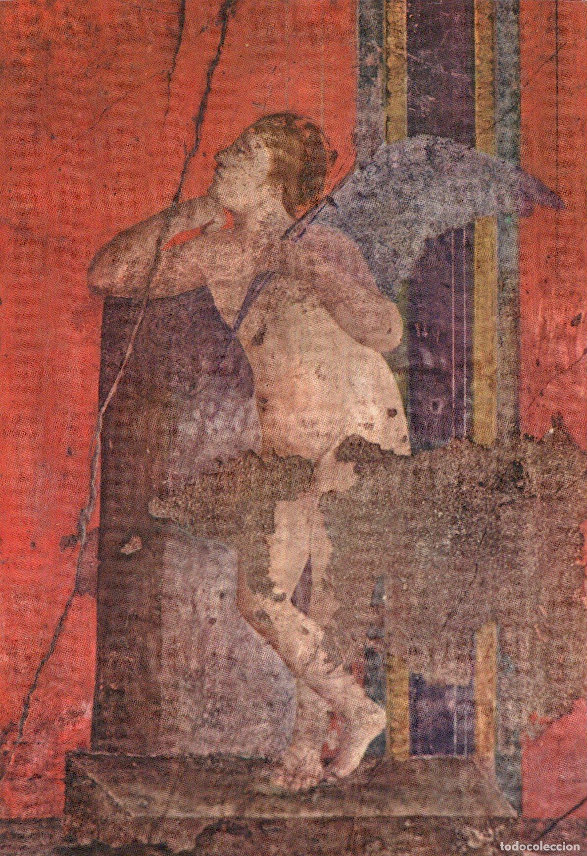 Cartoline: Italy Pompeii Villa Dei Misteri Detail of A Cupid Ancient Roman Unposted *YAU240