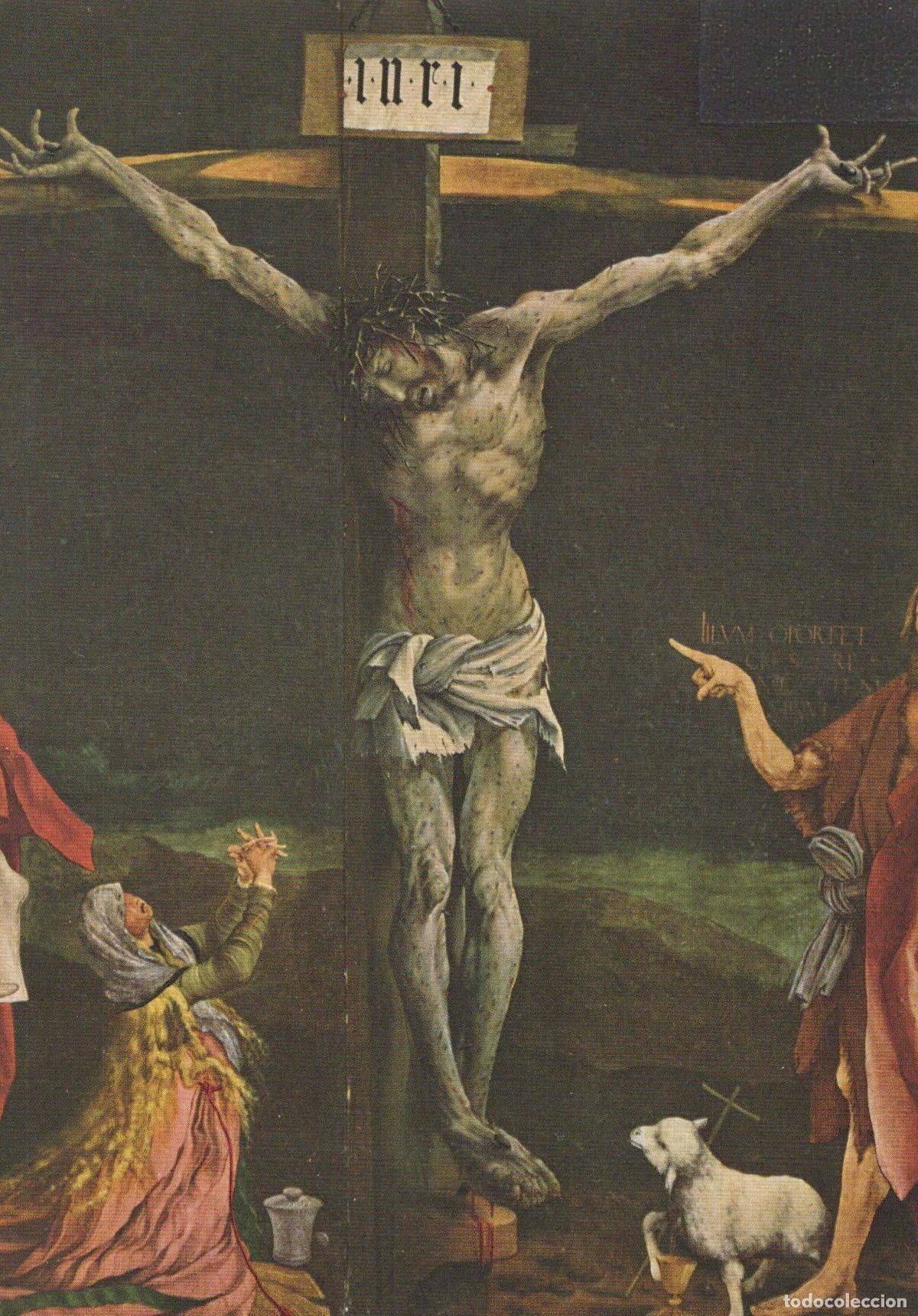 Cartes Postales: France Colmar Isenheim Altarpiece Grunewald Crucifixion Art Unposted *YAU373