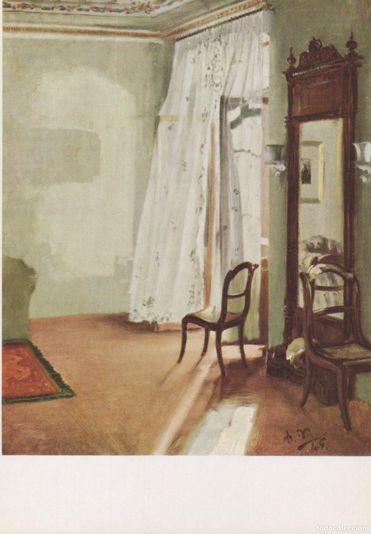 Postales: Germany Berlin Adolph Menzel the Balcony Room 1845 Interior Unposted *YAU260