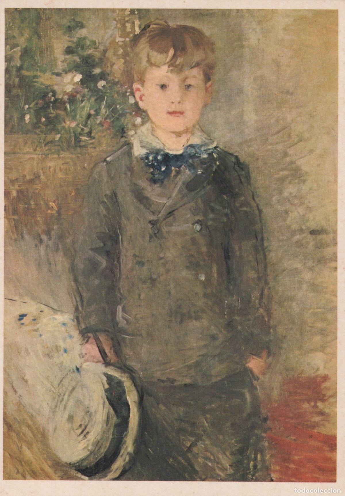 Postcards: France Paris Berthe Morisot Petit Garcon en Gris Young Boy in Unposted *YAU398