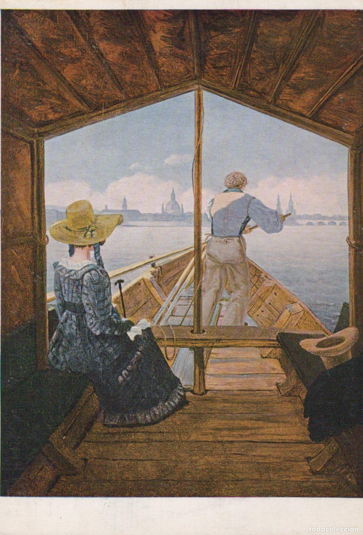 Postais: Germany Dresden Carl Gustav Carus Boat Trip On the Elbe River Unposted *YAU280