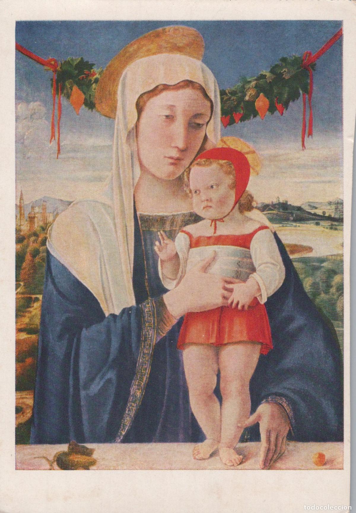 Postkarten: Germany Leipzig Giovanni Bellini Madonna With Child Painting Unposted *YAU403