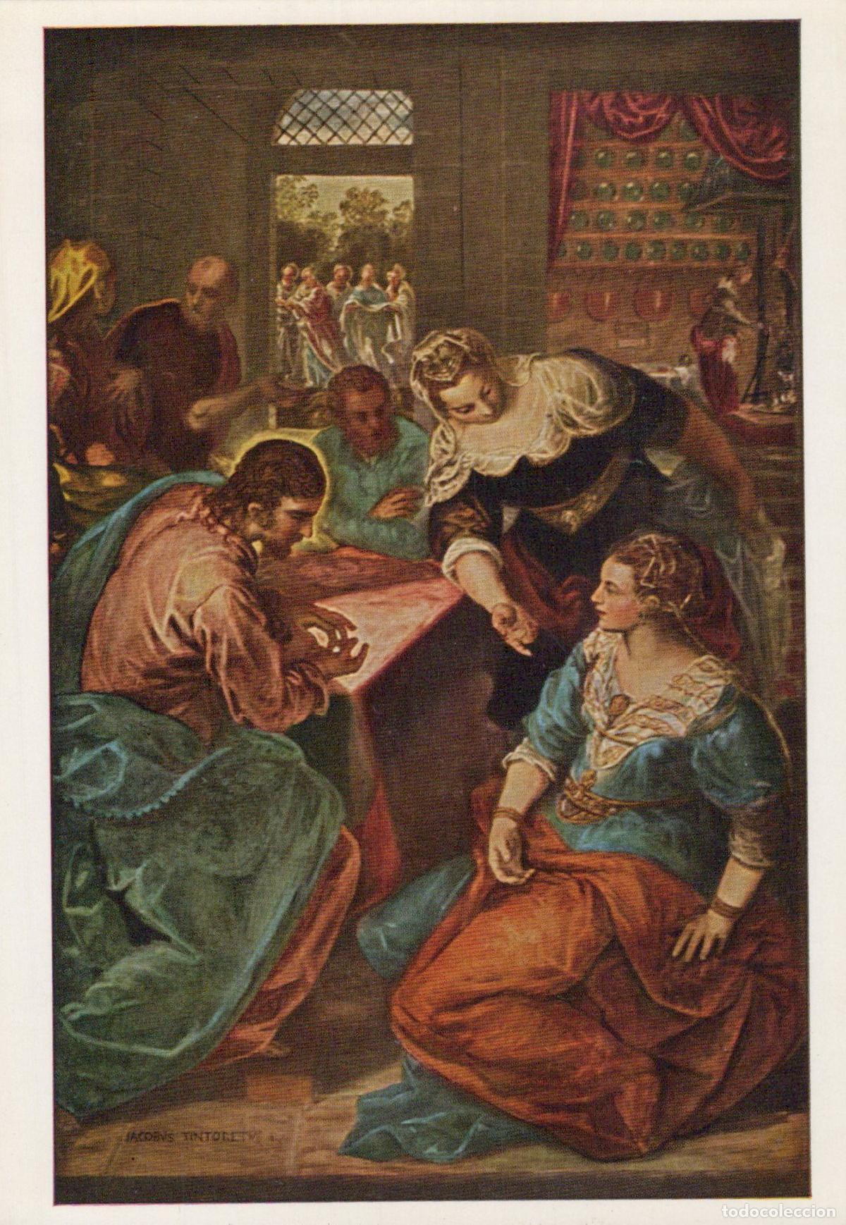 Postales: Germany Munich Jacopo Tintoretto Christ With Mary and Martha Unposted *YAU345