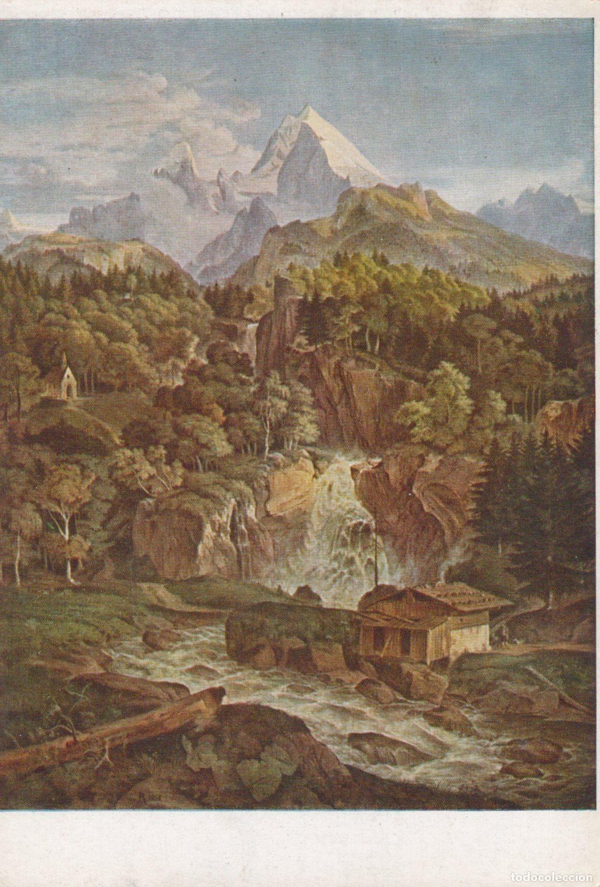 Postales: Germany Berchtesgaden Bavarian Alps Watzmann Mountain Waterfall Unposted *YAU435