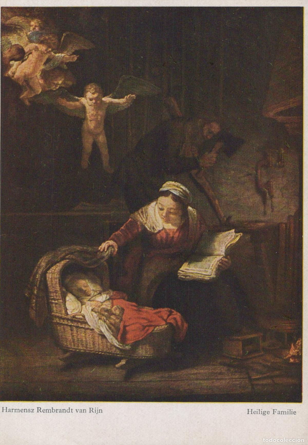 Postales: Germany Starnberg Rembrandt van Rijn the Holy Family Wiechmann Unposted *YAU561