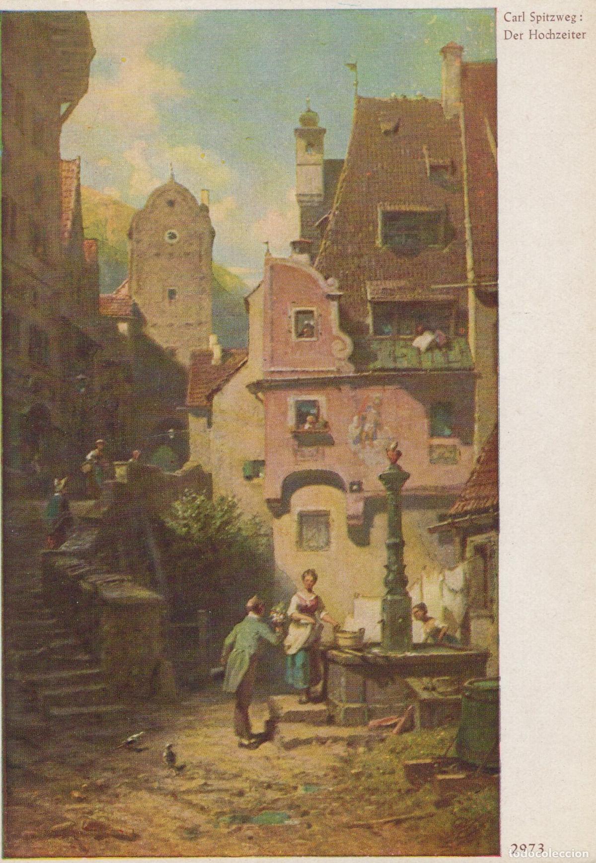 Postcards: Germany Munich Carl Spitzweg der Hochzeiter the Wedding Unposted *YAU440