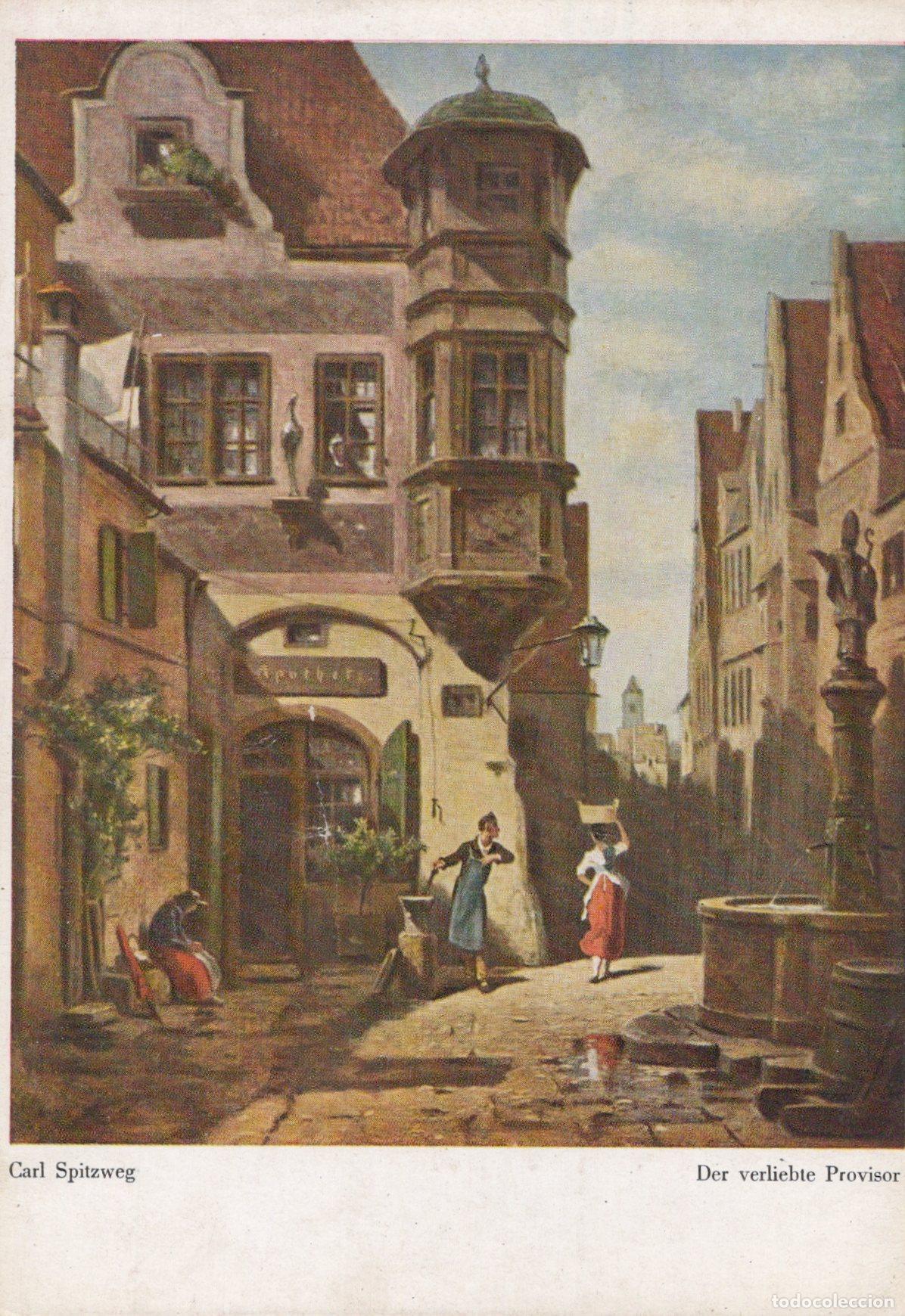 Cartoline: Germany Munich Carl Spitzweg der Verliebte Provisor German Unposted *YAU566