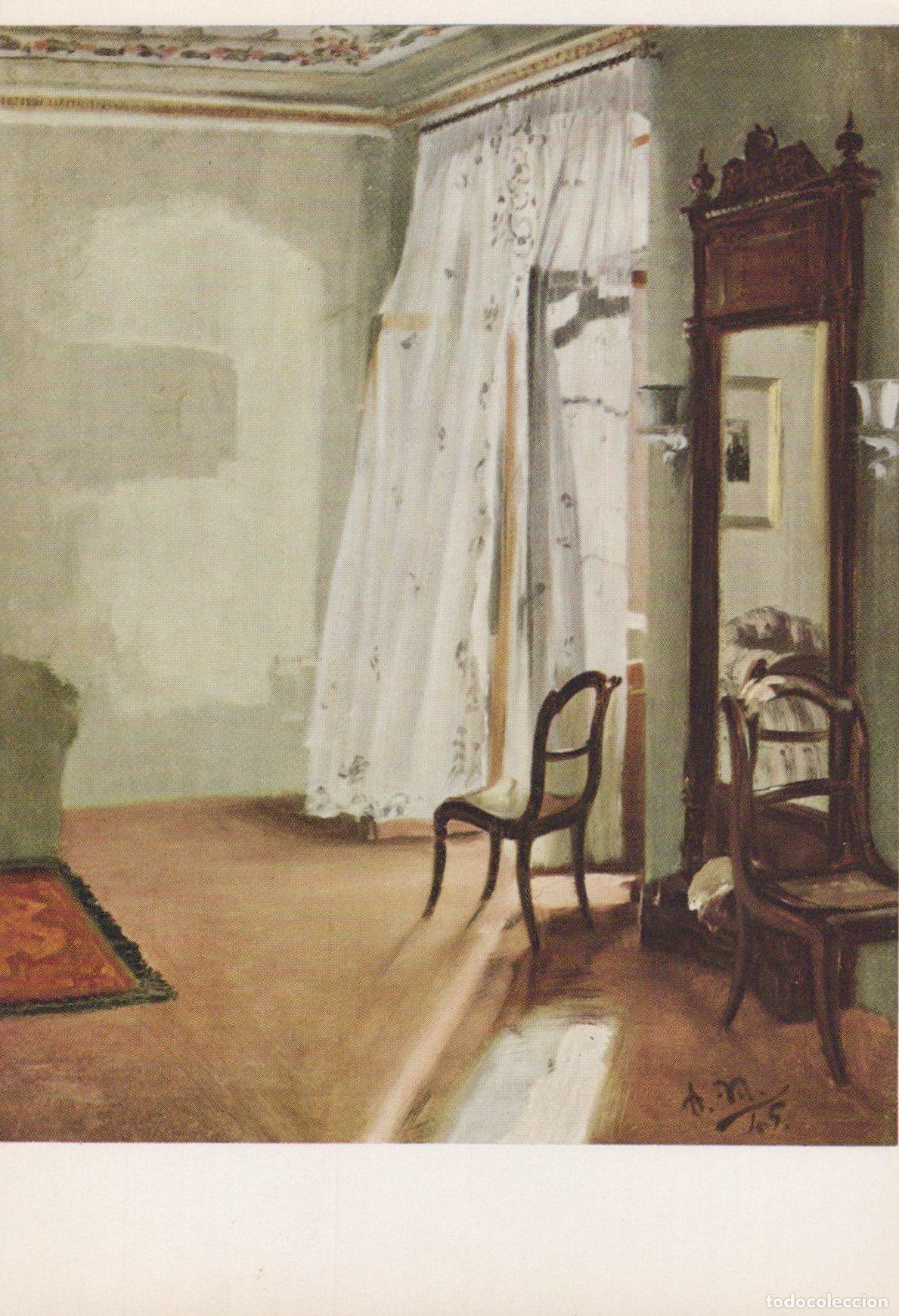 Postales: Germany Berlin Museum Dahlem Adolf von Menzel the Balcony Room Unposted *YAU475