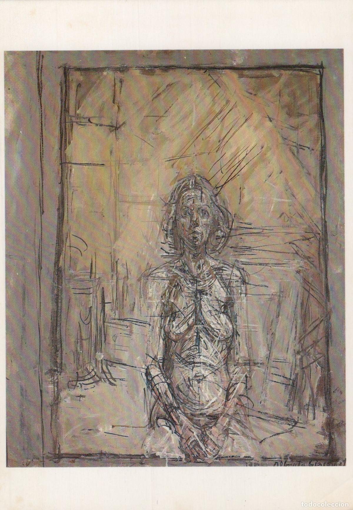 Postales: Germany Stuttgart Alberto Giacometti Portrait D Annette Bildnis Unposted *YAU488