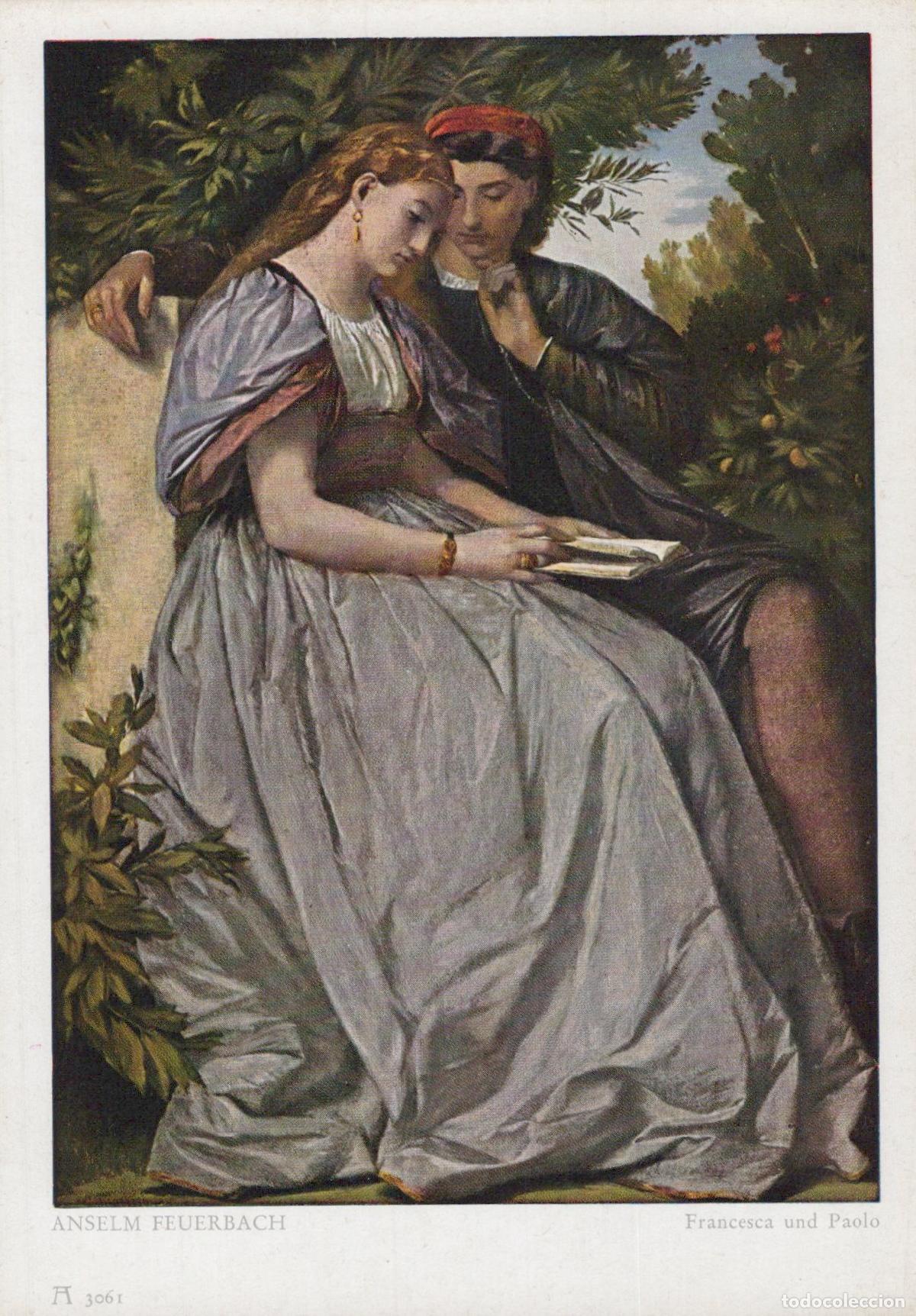 Cartoline: Germany Munich Anselm Feuerbach Francesca und Paolo Unposted *YAU513