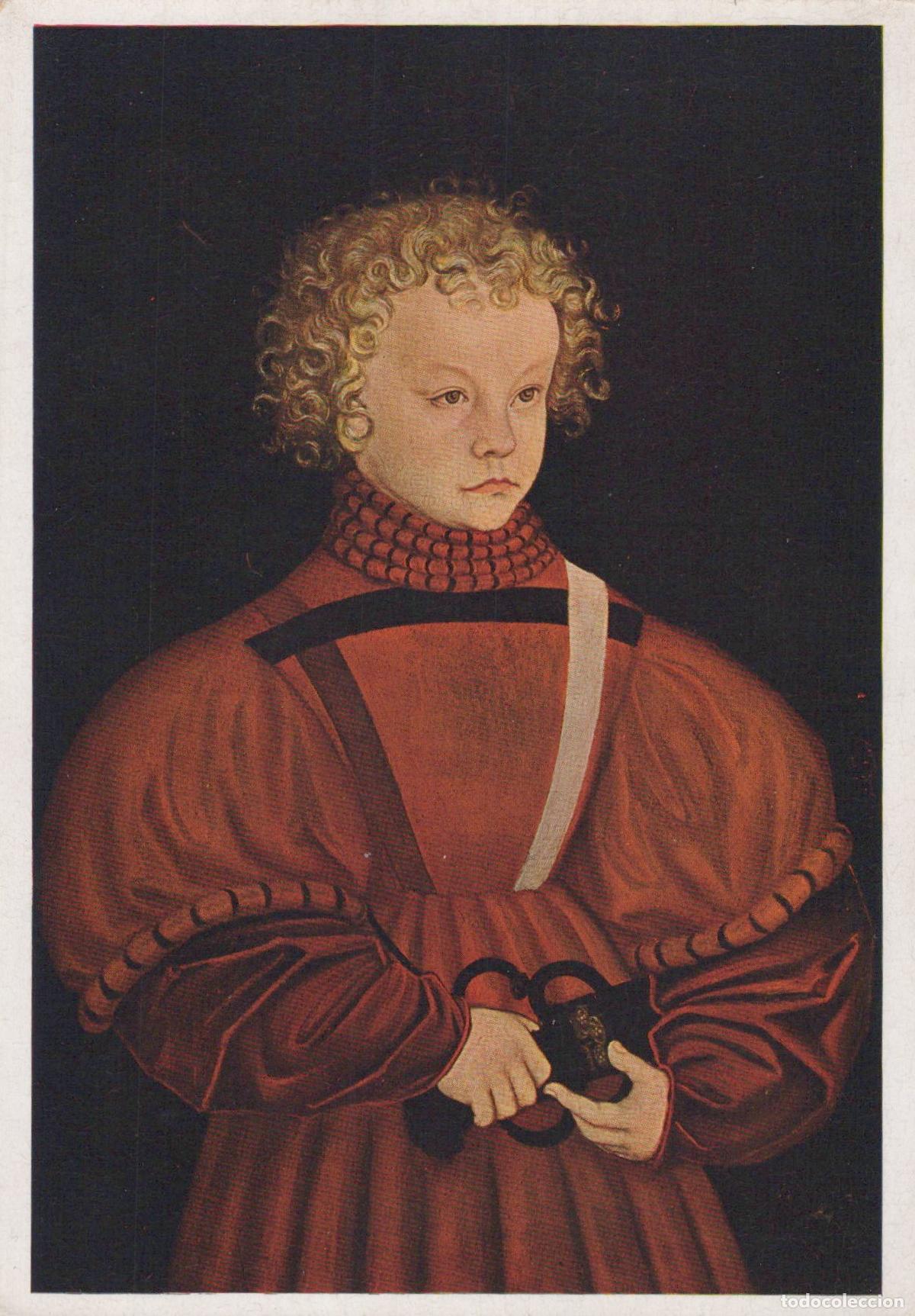 Postales: Germany Darmstadt Prince Moritz of Saxony By Cranach the Elder Unposted *YAU631
