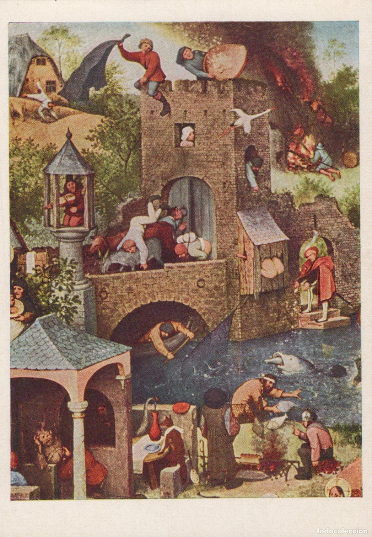 Cartoline: Germany Baden Baden Brueghel Proverbs Netherlandish Proverbs Unposted *YAU636