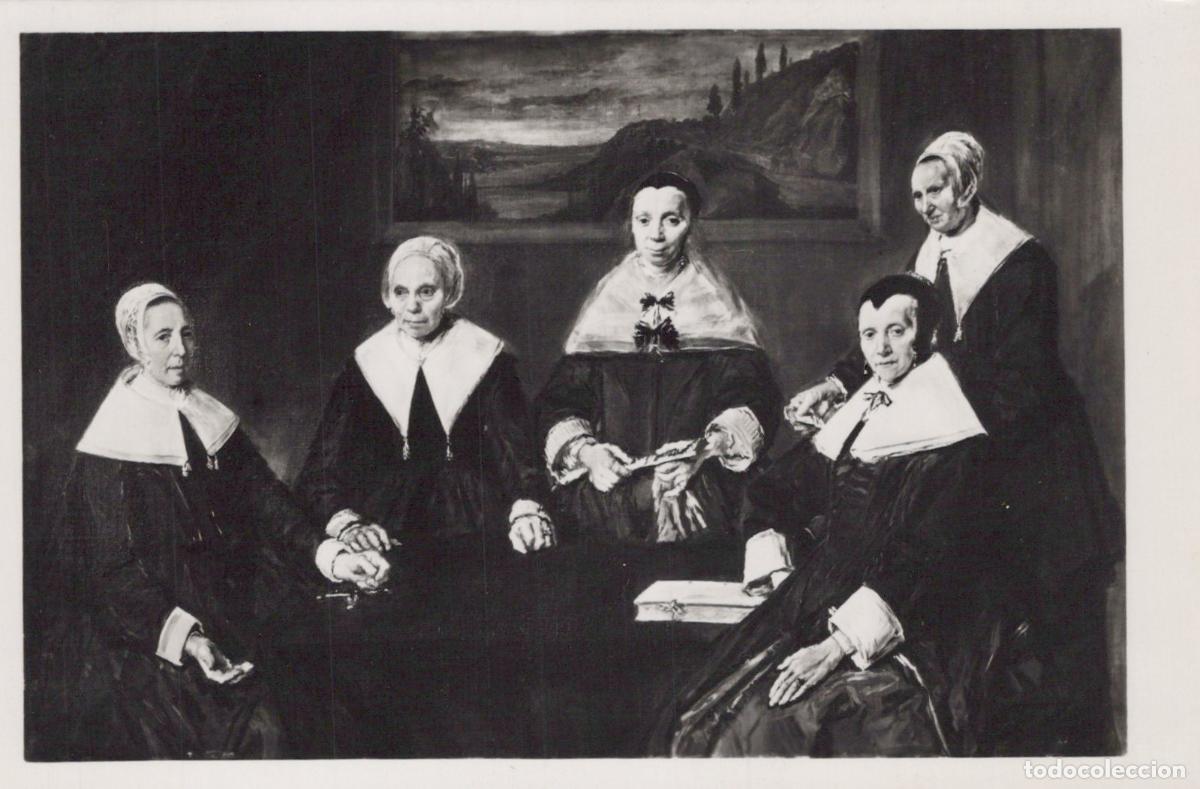 Postales: Netherlands Haarlem Frans Hals Museum Regents of the Real Photo Unposted *YAU646