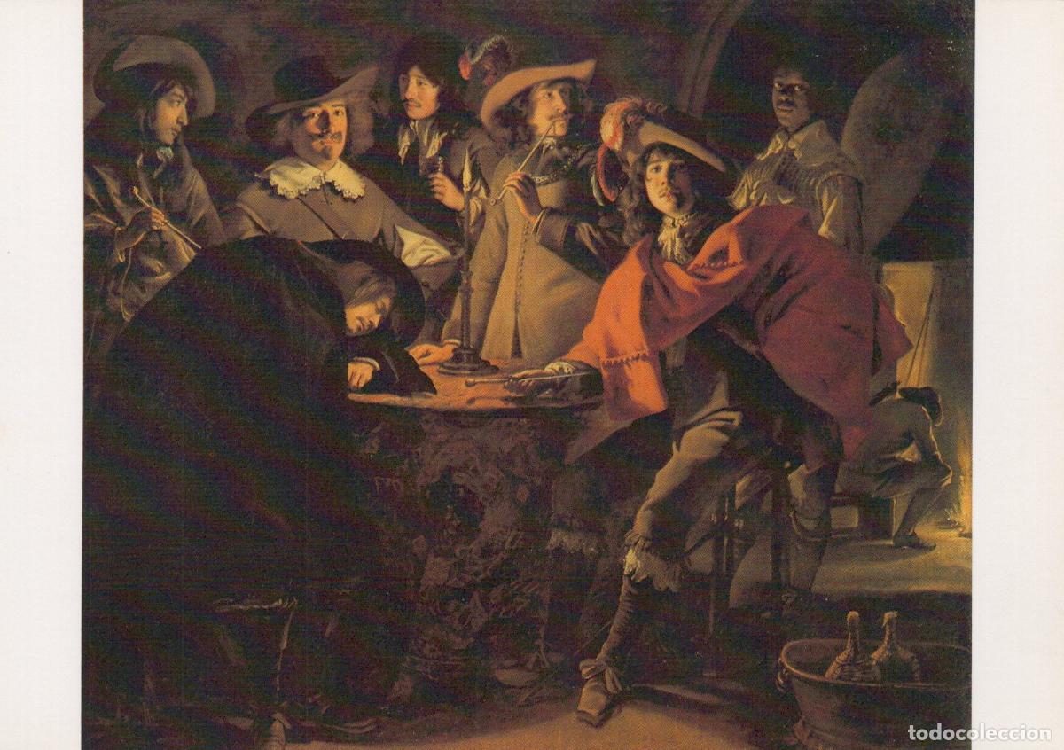 Cartoline: France Paris Le Corps de Garde By le Nain Brothers 17th Century Unposted *YAU661