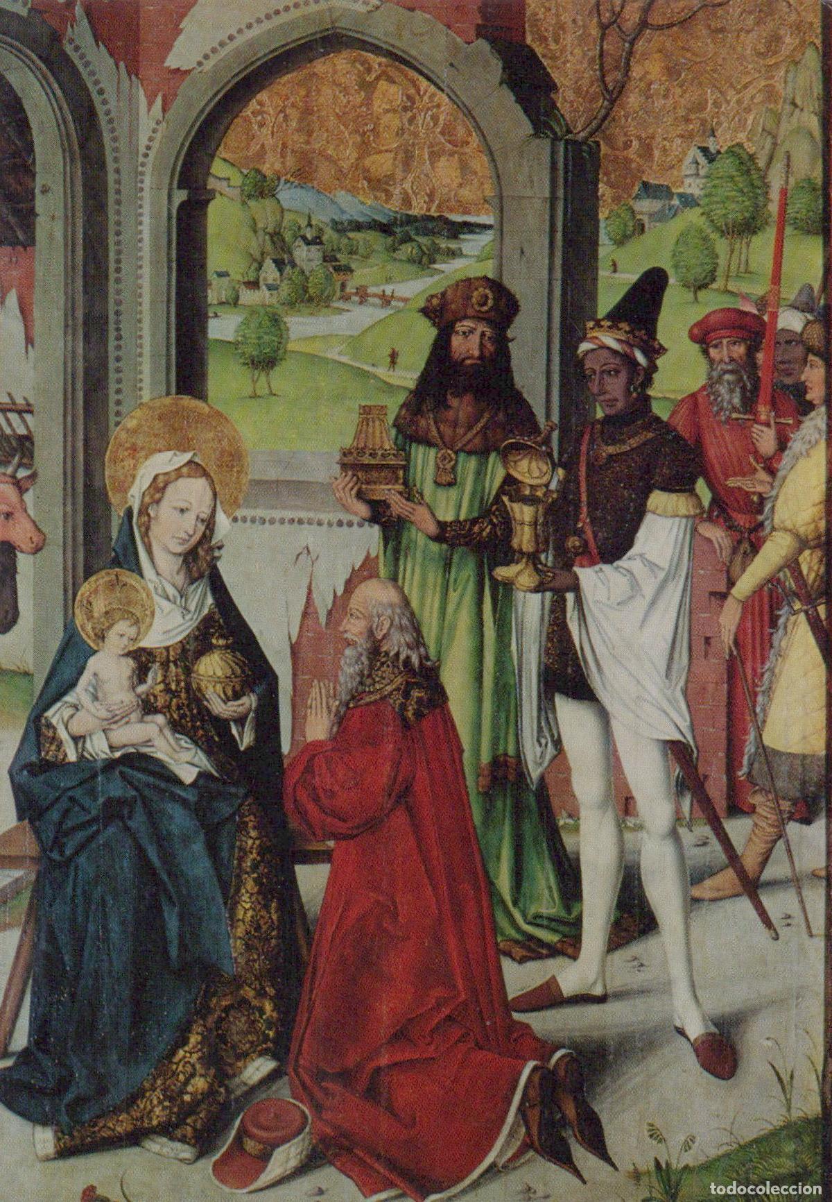 Cartoline: Switzerland Zurich Adoration of the Magi Nelkenmeister Unposted *YAU548