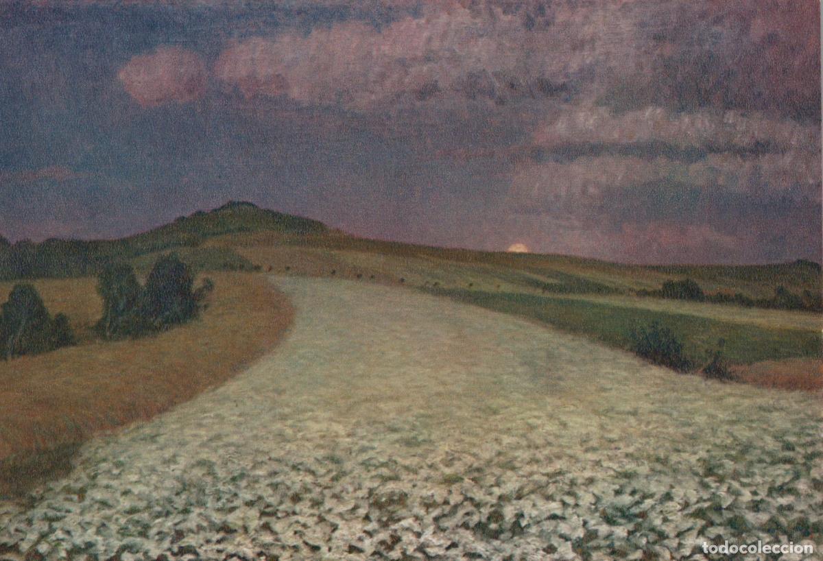 Cartoline: Germany Worpswede Fritz Overbeck Blooming Buckwheat Field Unposted *YAU671